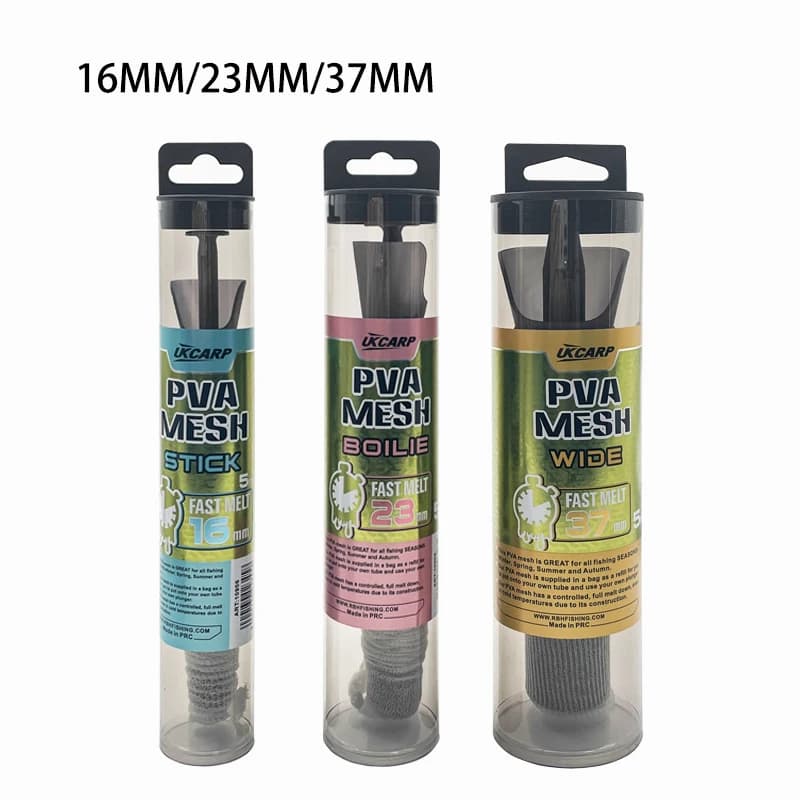 La rete solubile in acqua in materiale PVA per la pesca alla carpa dissolve e rilascia rapidamente le esche nell'acqua Accessori per la pesca alla carpa