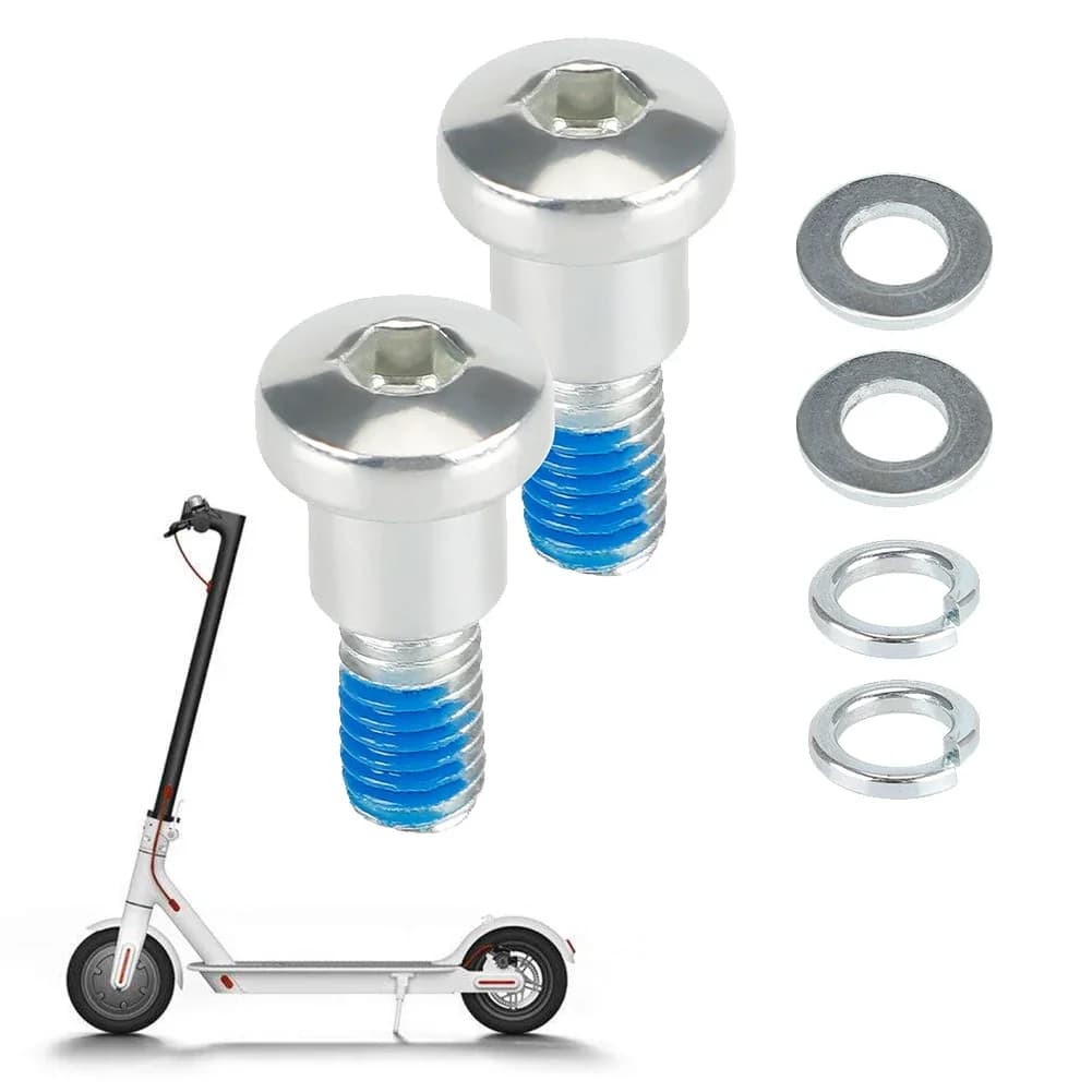 1 Coppia Scooter Elettrico Ruota Posteriore Bullone Fisso Viti In Metallo Per -Xiaomi M365/Pro 21.7X11.7mm Scooter Parte Accessori