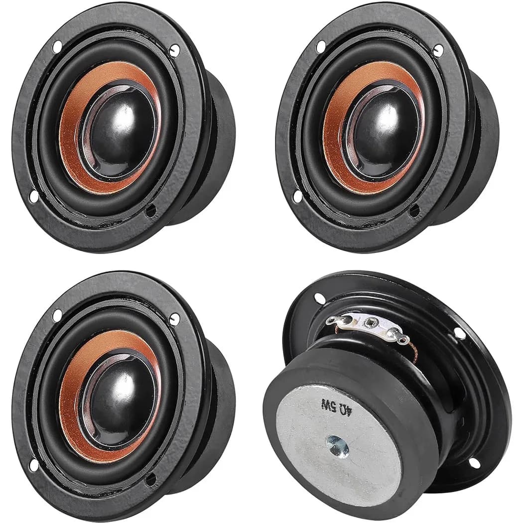 Audio Speaker Full Range 4 Ohm 5W, Woofer Stereo for Arduino Replacement