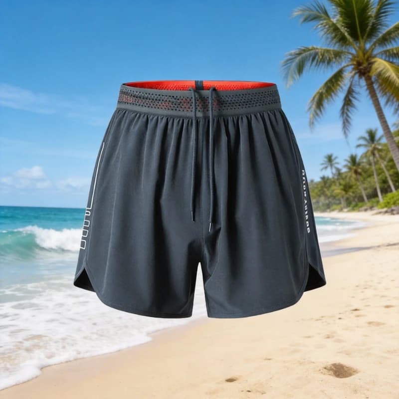 Summer 2026 Men's Shorts for Hiking and Running, Fast Drying, Ripstop Fabric Repellent with Belt Passers, Elastic Life for Camping