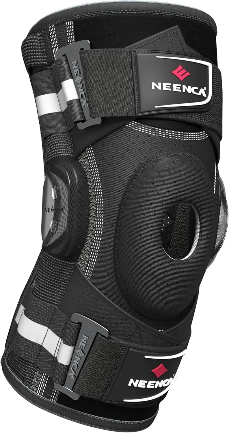 Tutore per Ginocchio Professionale con Cinghia X-Strap Brevettata, per Sollievo dal Dolore, Menisco, LCA, Sport - Compatibile con FSA/HSA