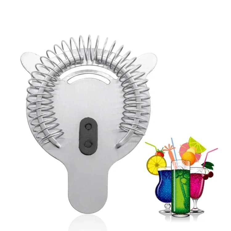 Colino da cocktail per vino in acciaio inossidabile Articoli da bar Shaker da cocktail Filtro per ghiaccio Accessori da bar Strumenti da bar Gadget