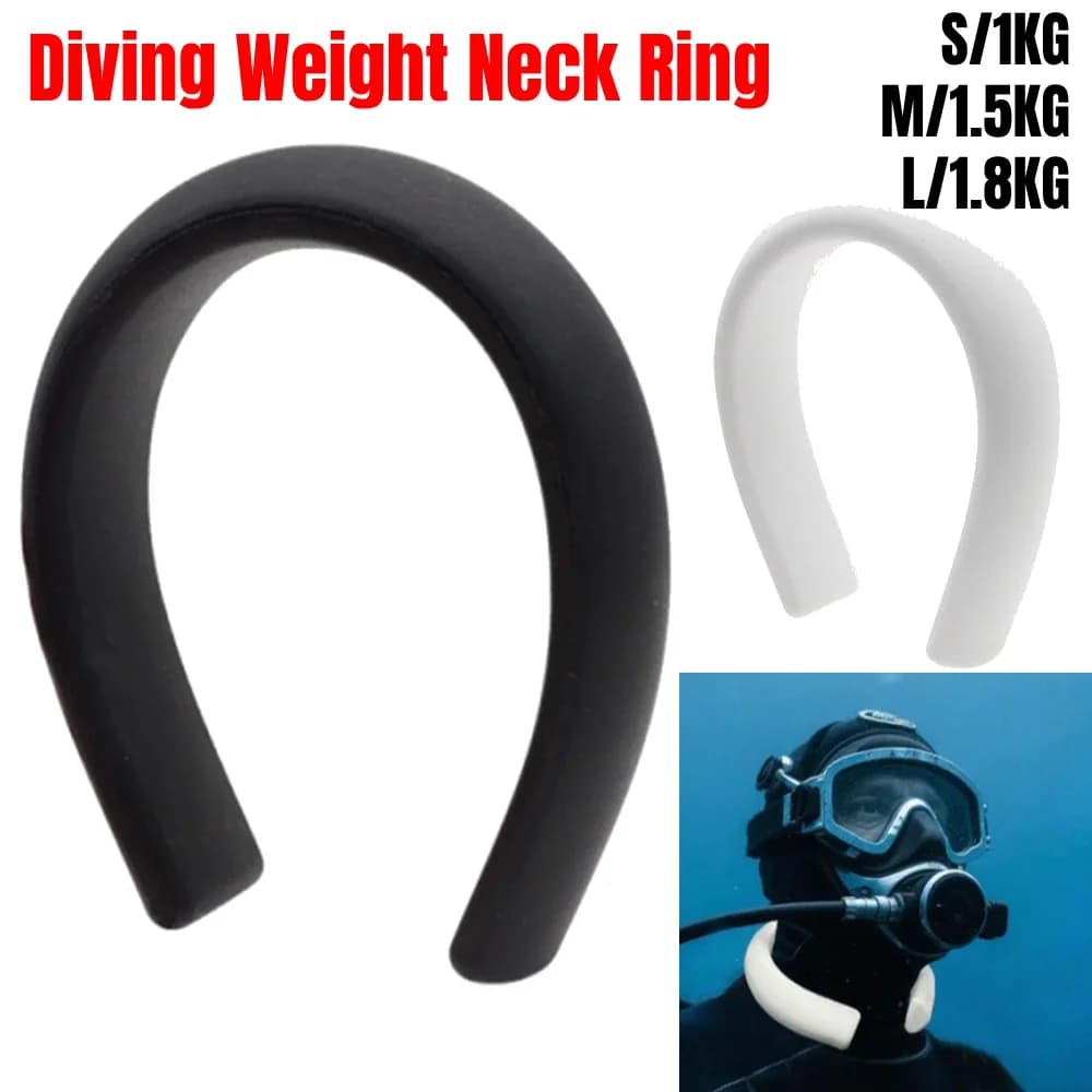 Dive neck weight Flexible lead immersion weight wearable precise control of fleeting equipment efficacy for beginners