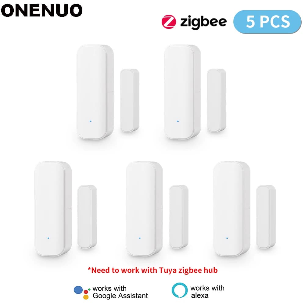 Sensore porta Tuya Zigbee e rilevatore sensore magnetico per finestra Smart Life Sensore porta casa wireless Hai bisogno di hub gateway Tuya Zigbee