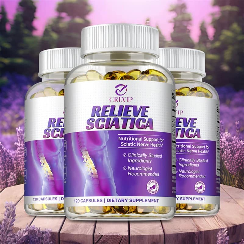 Sciatic nervous supplement: advanced formula of sciatic nervous support for nervous, muscle and joint support, promotes sleep