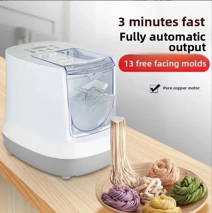 Macchina Elettrica per Pasta Q6S, Impastatrice Automatica con 13 Moduli, Macchina per Pasta Fresca 220V