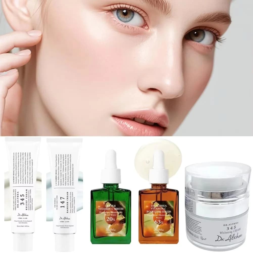 Dr.Althea Crema Coreana Originale per la Cura della Pelle 345 147, Crema Antiossidante Idratante e Riparatrice per il Viso, Delicata Essenza alla Vitamina C