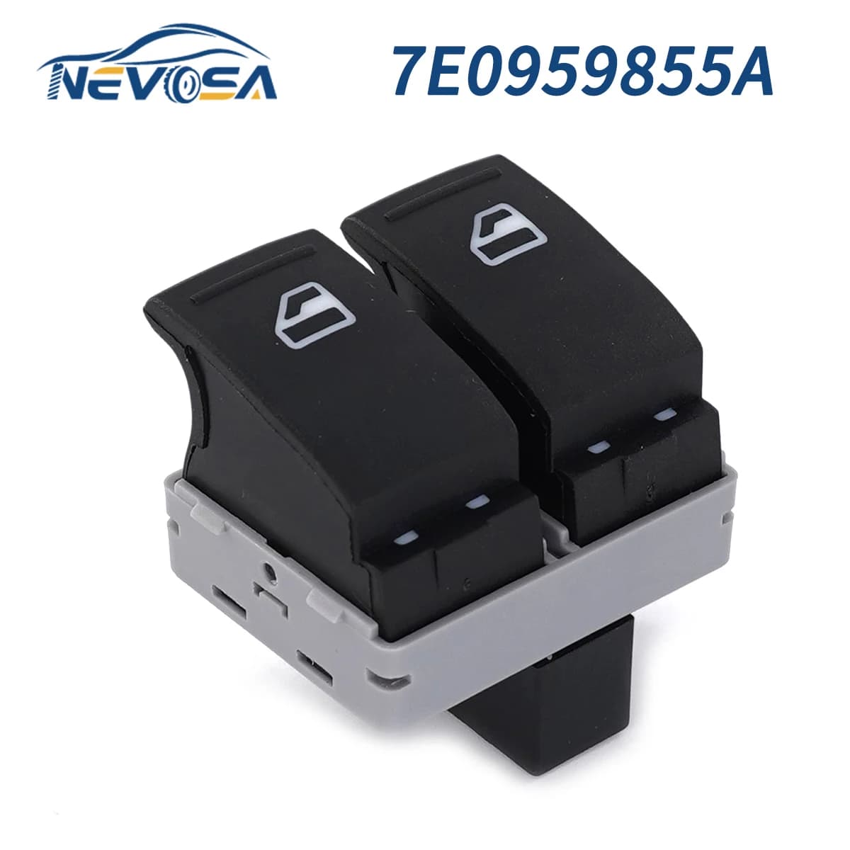 NEVOSA 7E 0959855 Un pulsante interruttore di controllo principale alzacristallo per VW Transporter T5 T6 2005-2014 Accessori ricambi auto 4 pin
