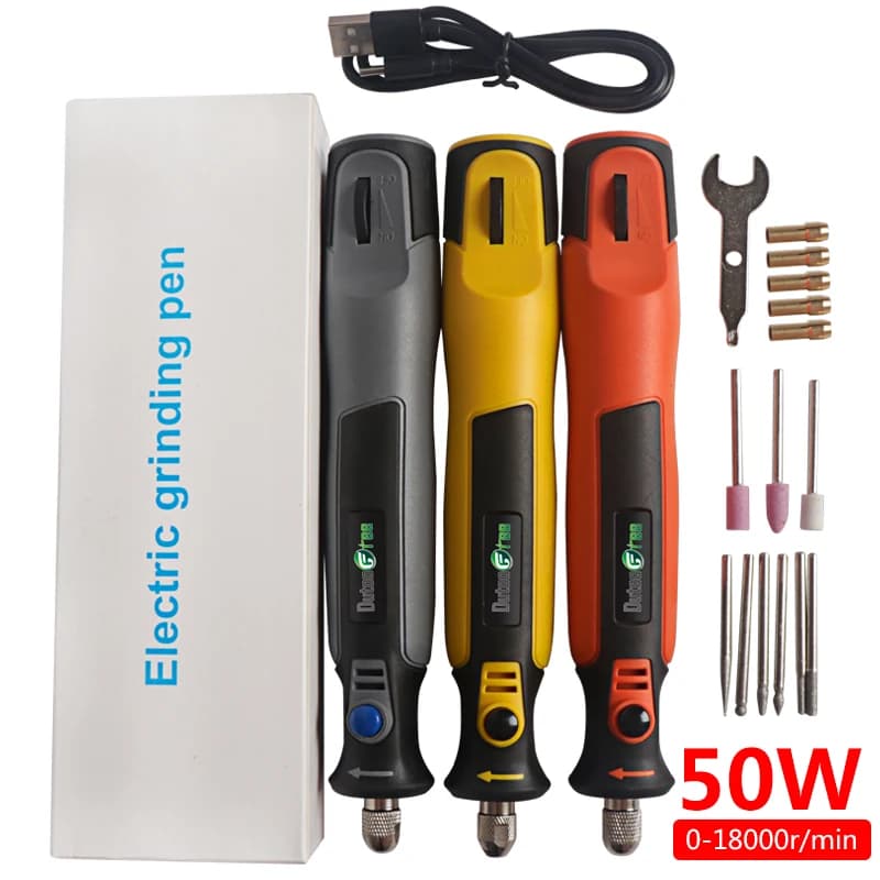 Wireless Carving Pen Lithium Electric Polishing Pen Charging Small Electric Grinder Electric Drill Wood Carving Polishing Tool