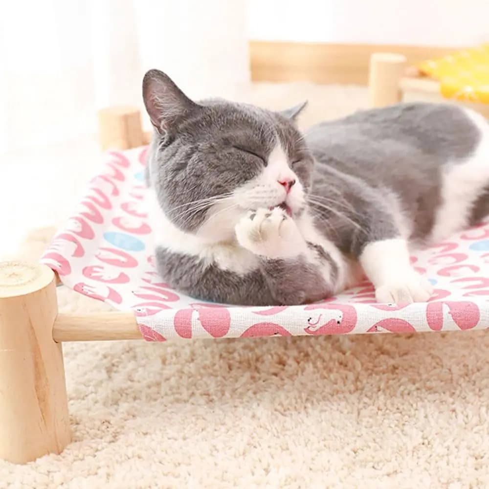 Cartoon Pet Camp Bed Sheet Washable Dirt Resistant Pet Bed Sheet Replacement Nylon Removable Pet Swing Sheets for Dogs and Cats