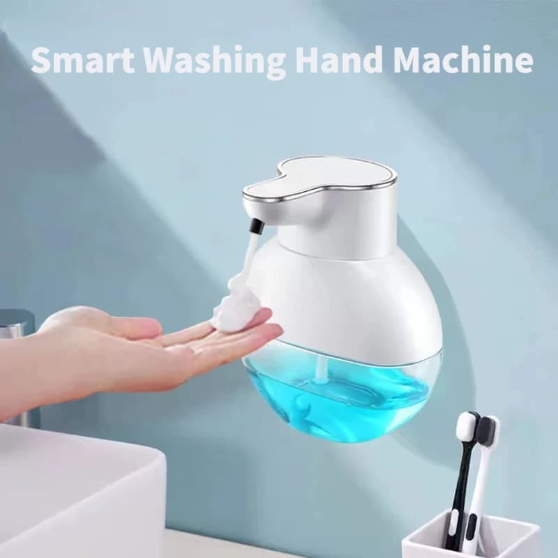 Dispenser automatico di sapone in schiuma da 400ML macchina per il lavaggio intelligente del bagno con Dispenser di sapone Touchless in materiale ABS di ricarica USB