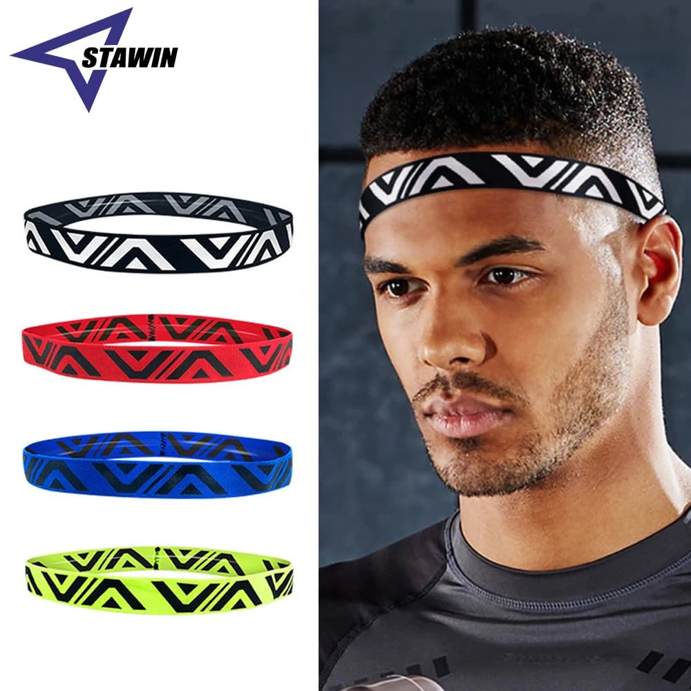 1 Breathable PC Sport Fitness Belt for sweat elastic band man wide band for sweat elasticized for sweat woman Sport Yoga Run band for solid hair
