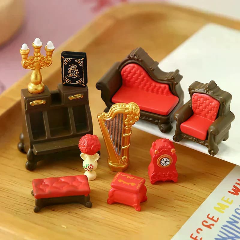 Modellini di Mobili in Miniatura 1/12 per Casa delle Bambole, Decorazione per Soggiorno, Ornamenti per Casa delle Bambole, Giocattoli per Giochi di Ruolo