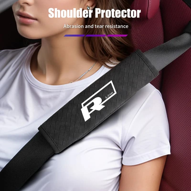 Safety Belt Cover Buckle Protective Case Accessories for Volkswagen VW Scirocco Jetta Beetle Golf Passat Polo