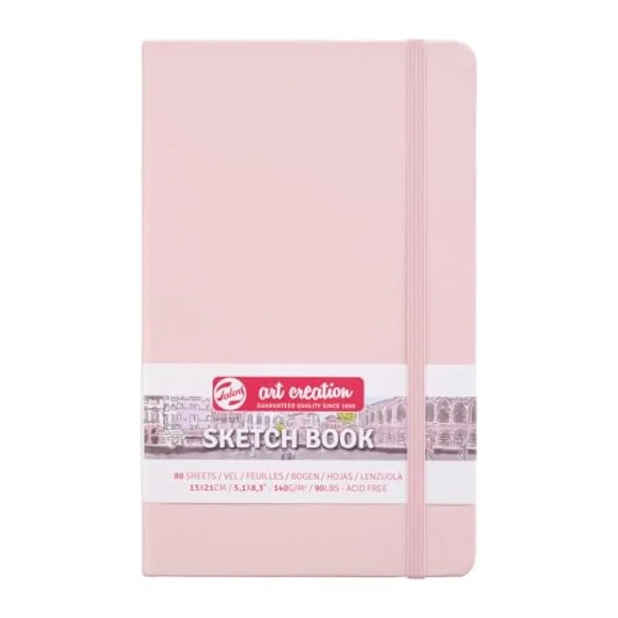 Tarens T9314-012M Art Creations Sketchbook, Drawing Notebook, 5.1 x 8.3 Inch 13 x 21 cm,, Thickness: 4.9 oz/sq Feet (140 g/m2),