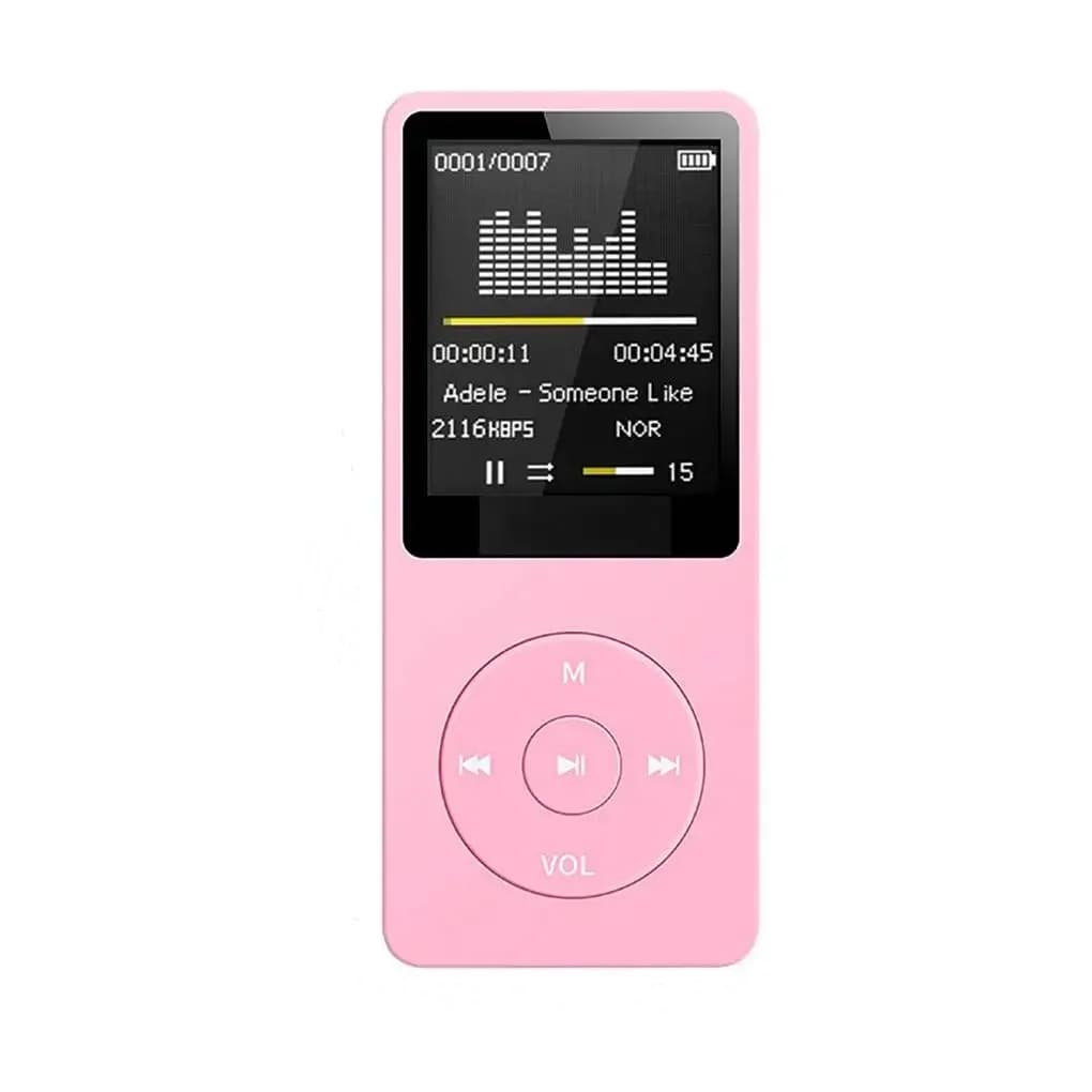 Lettore musicale Mp3 compatibile con Bluetooth, radio FM portatile senza perdita di dati, registratore Mp3 Walkman sportivo ultrasottile per studenti