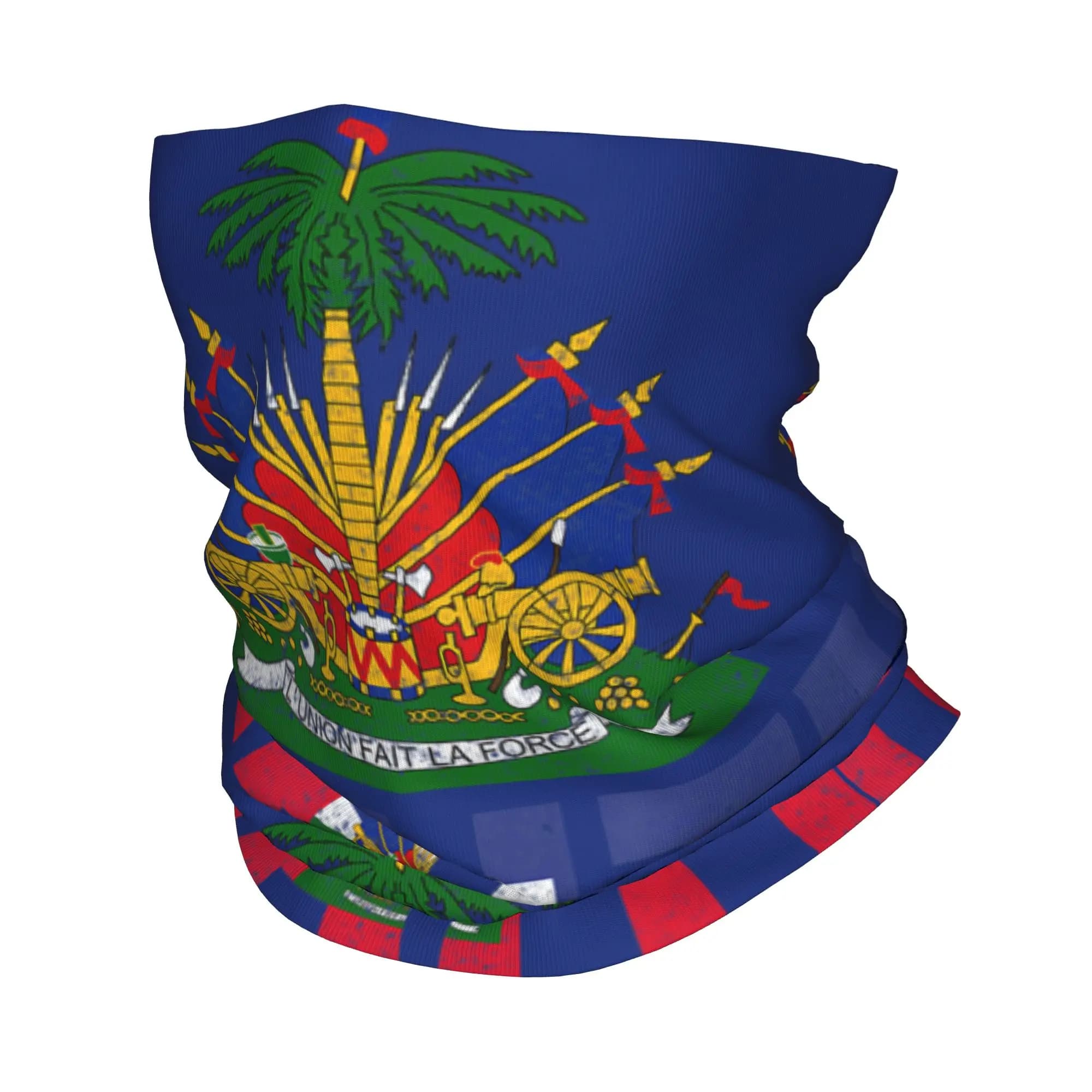 Haiti Independence Haitian Flag Day Haiti Flag Bandana Fashion Cycling Mask Windproof Balaclava Soft Warm Face Cover Mask
