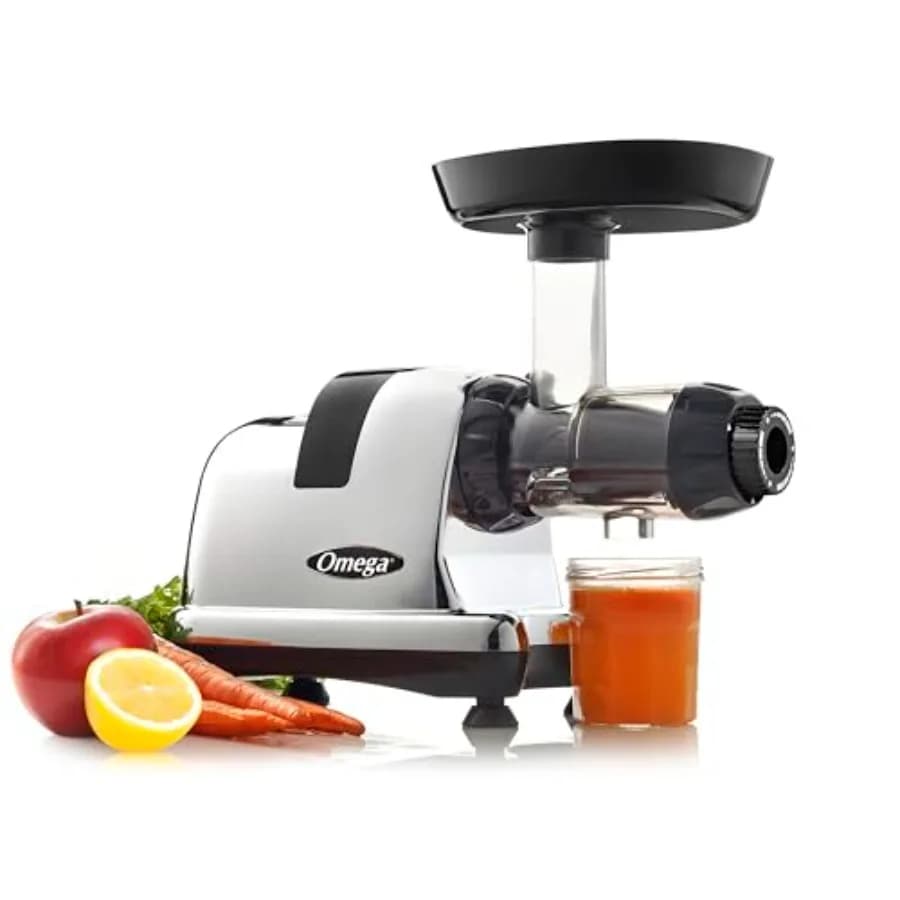Estrattore di Succo a Freddo Tutto-in-Uno: Sistema Nutrizionale Completo per Succhi di Frutta e Verdura, Burro di Noci, Pappe per Neonati, Pasta e Sorbetti