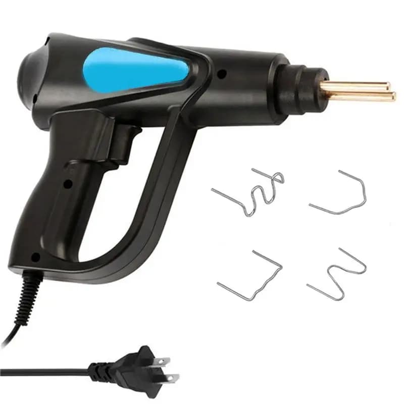 MLGB-70W HOT Stapler Plastic Welder Heat Plastic Welding Machine Bumper Soldering Iron Bumper Repair Car Tool Kit US Plug