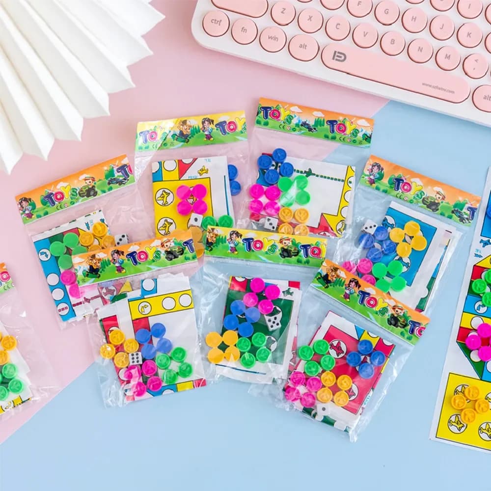 20 pezzi divertente pieghevole scacchi volanti gioco da tavolo festa di compleanno per bambini regalo per baby shower scuola materna premio pinata sacchetto regalo giocattolo di riempimento