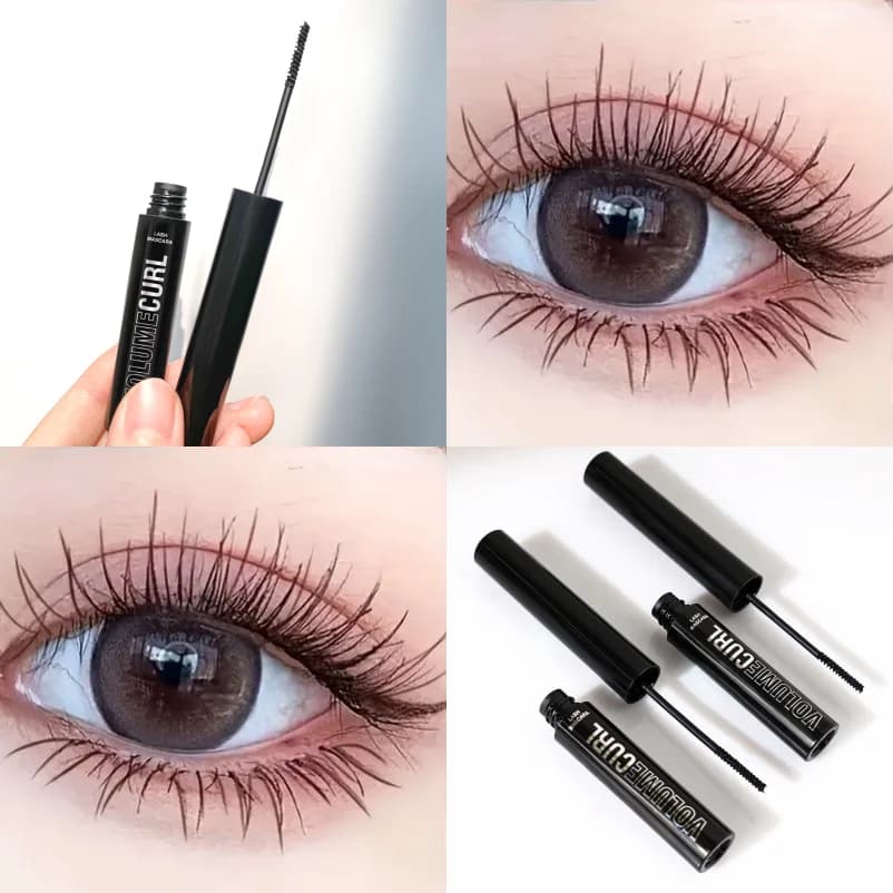 Mascara riccio nero 1PC - Three-dimensional effect 7D, waterproof, anti-fading, stretching, long-lasting and deburring