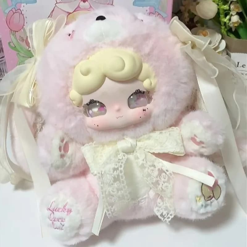 Lucky Deer Nai Sweet Tea Bunny Serie 600% Peluche Cieco Scatola Bambola Scatola a sorpresa Decorazione da collezione Kawaii Regalo di compleanno per ragazza