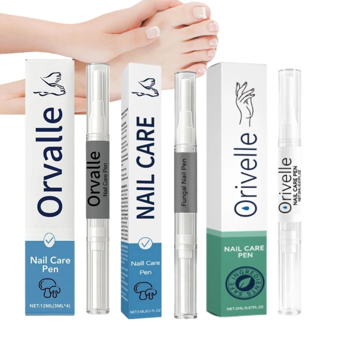 Orvalle Cuticol Care Pen with Tea Tree Premium Oil, Reinforcing Serum for Screpolate and Fragili Nails, Duration Hydratation