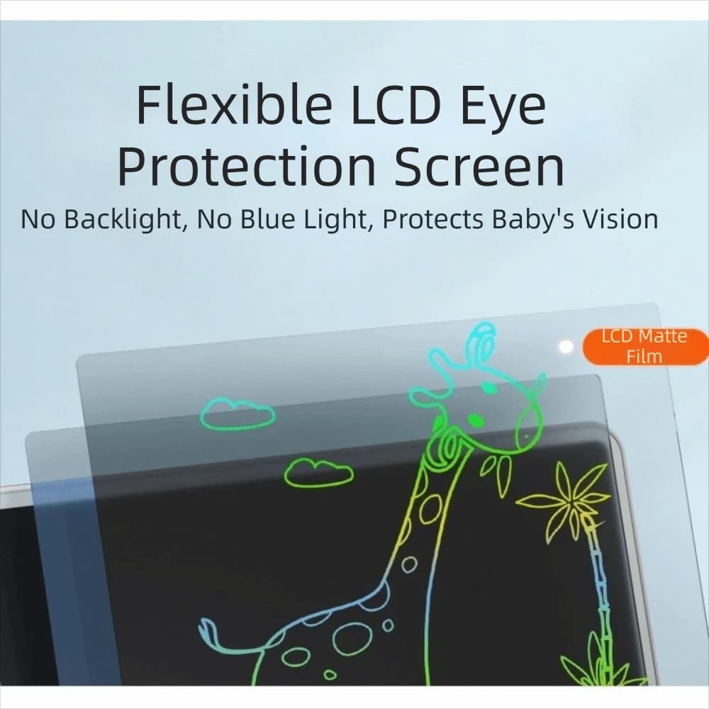 Painting 11/13/16 Inch LCD Writing Board Reusable Erasable Drawing Tablet Color Doodle Chalkboard Writing Tablet Girls