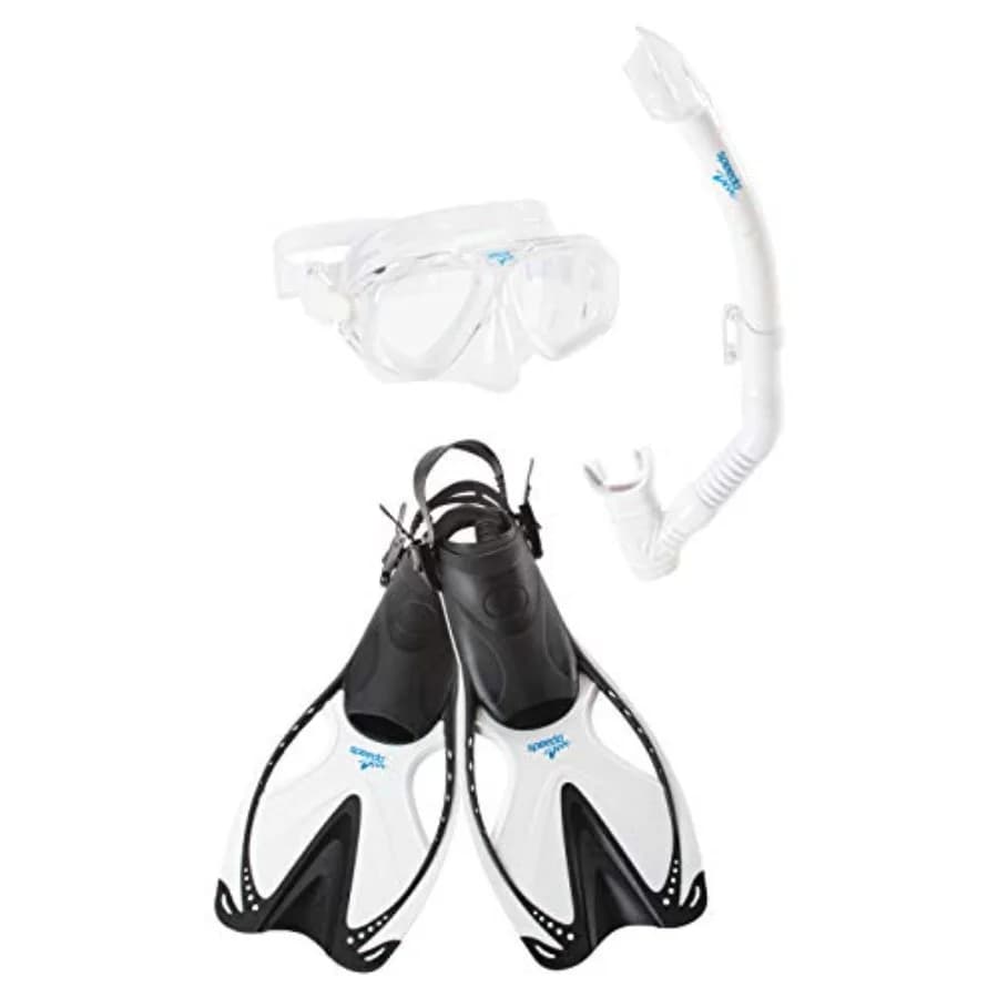 Maschera subacquea unisex per nuoto e snorkeling, antiappannamento, con copertura per il naso, serie Adventure, in silicone, nera, ampio campo visivo e sicura.