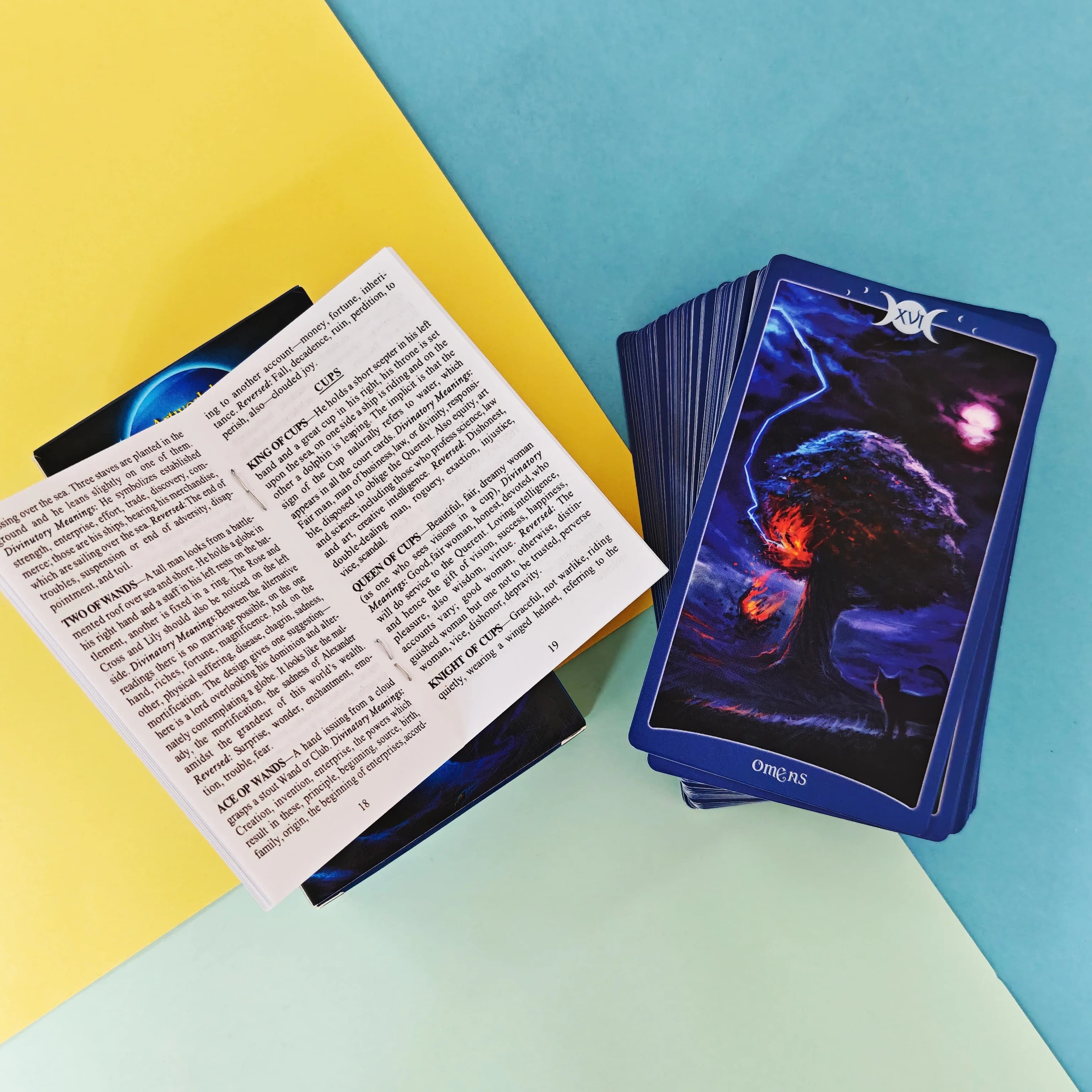 12 * 7 cm Il Libro delle Ombre Tarocchi Carta Oracle Card Party Profezia Divinazione Gioco da tavolo