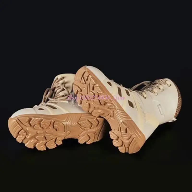 R6FD 1/6 Action Figure Soldier Boot Hiking Boot For Craft Model Scene Displaying