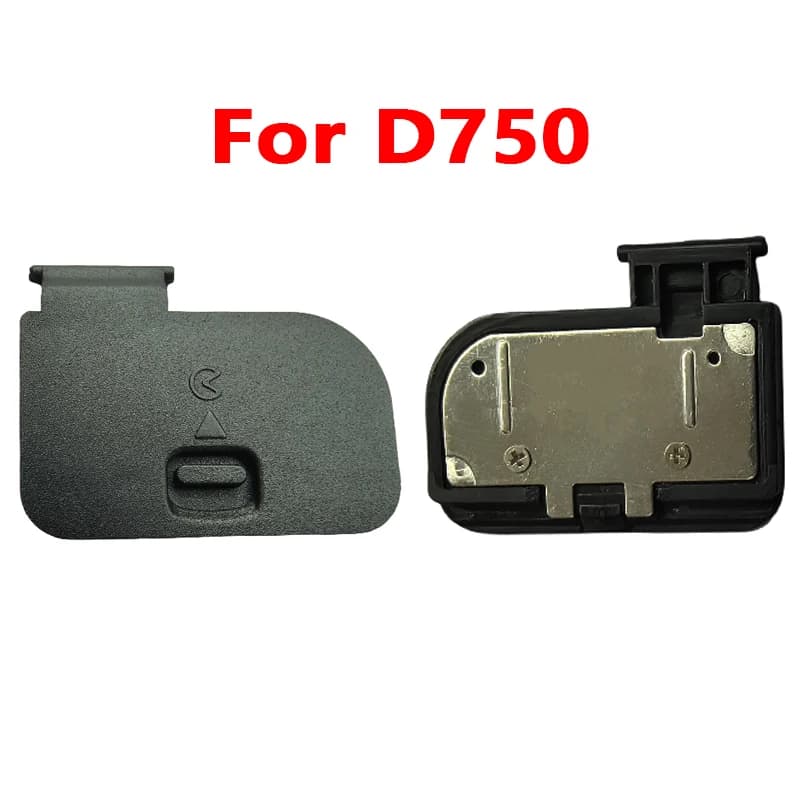 Nuovo coperchio del coperchio del coperchio dello sportello della batteria per Nikon D750 Parte di riparazione del coperchio posteriore del vano batteria