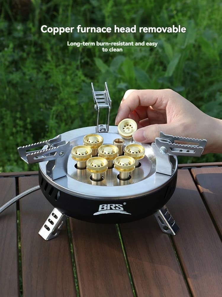 BRS 3/7 Portable Gas Stoves with Electronic Ignition for Camping and Picnic