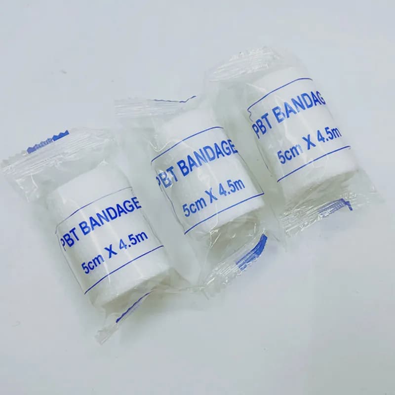 1pc 5cm×450cm PBT Elastic Bandage, Stretch Wrapping Bandage, Gauze Wrap, First Aid Kit Accessories