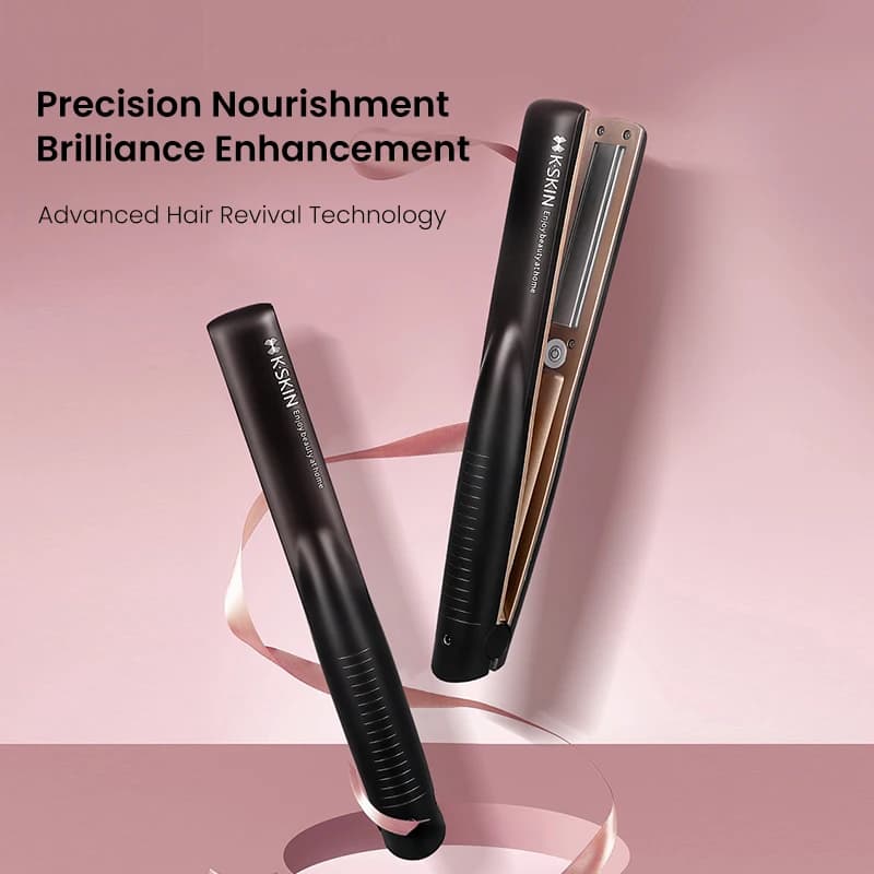 KSKIN Hot Sale Ultrasonic Conditioner Essence Introduces Hair Care Improves Frizz Waterproof Hair Correction Hair Straightener