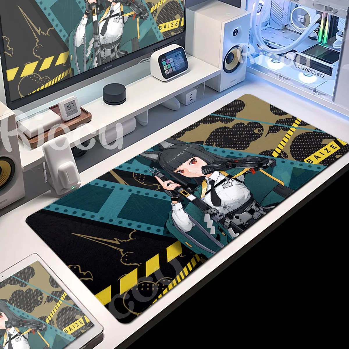 1Pc Grande Zenless Zone Zero Miyabi Mouse Pad ZZZ Accessori da gioco Mousepad Xxl Tastiera Mousemat PC Gamer Cabinet Tappetino esteso