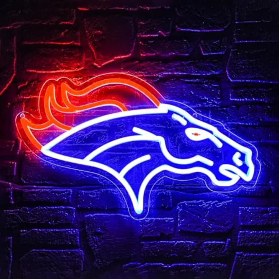 Football Neon Sign for Wall Decor Football Neon Light for Man Cave or Garage Birthday Gifts for Men with Dimmable Rugby Team Lo