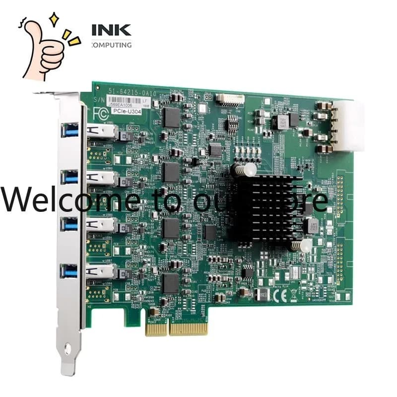 LingHua, Scheda di acquisizione immagini PCIe-U304 Industriale a 4 canali PCIe a USB per visione artificiale