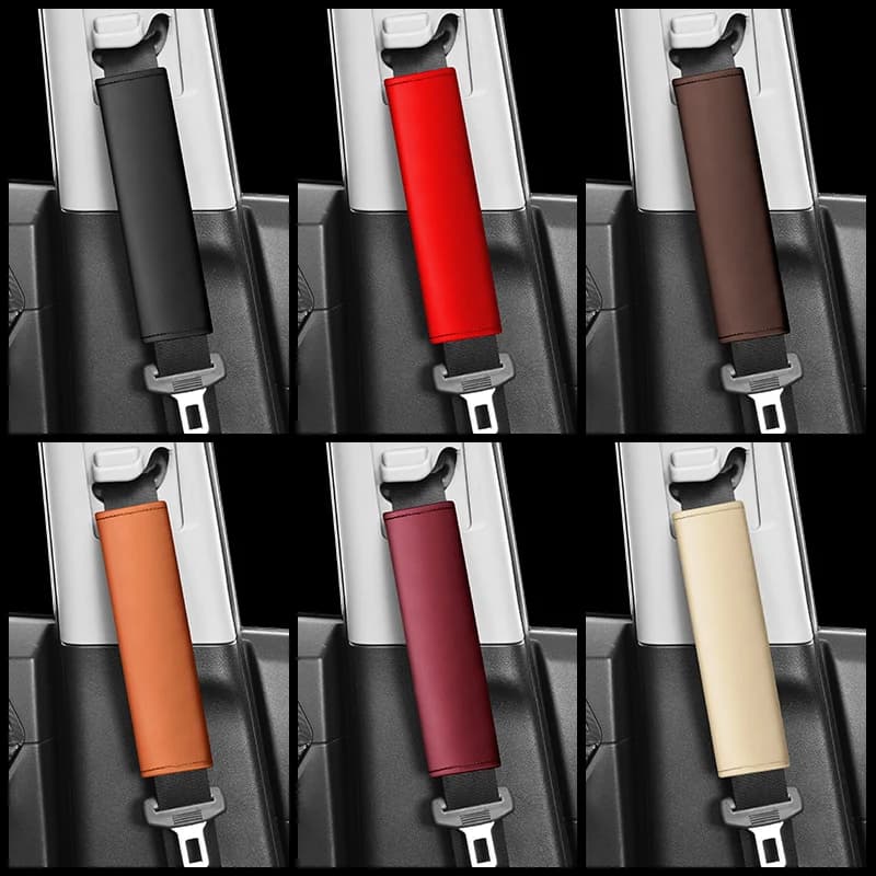 Soft Breathable Car Seat Belt Cover, Wear-resistant Auto Seatbelt Shoulder Pad, Universal Truck Safety Belt Protector 2PCS