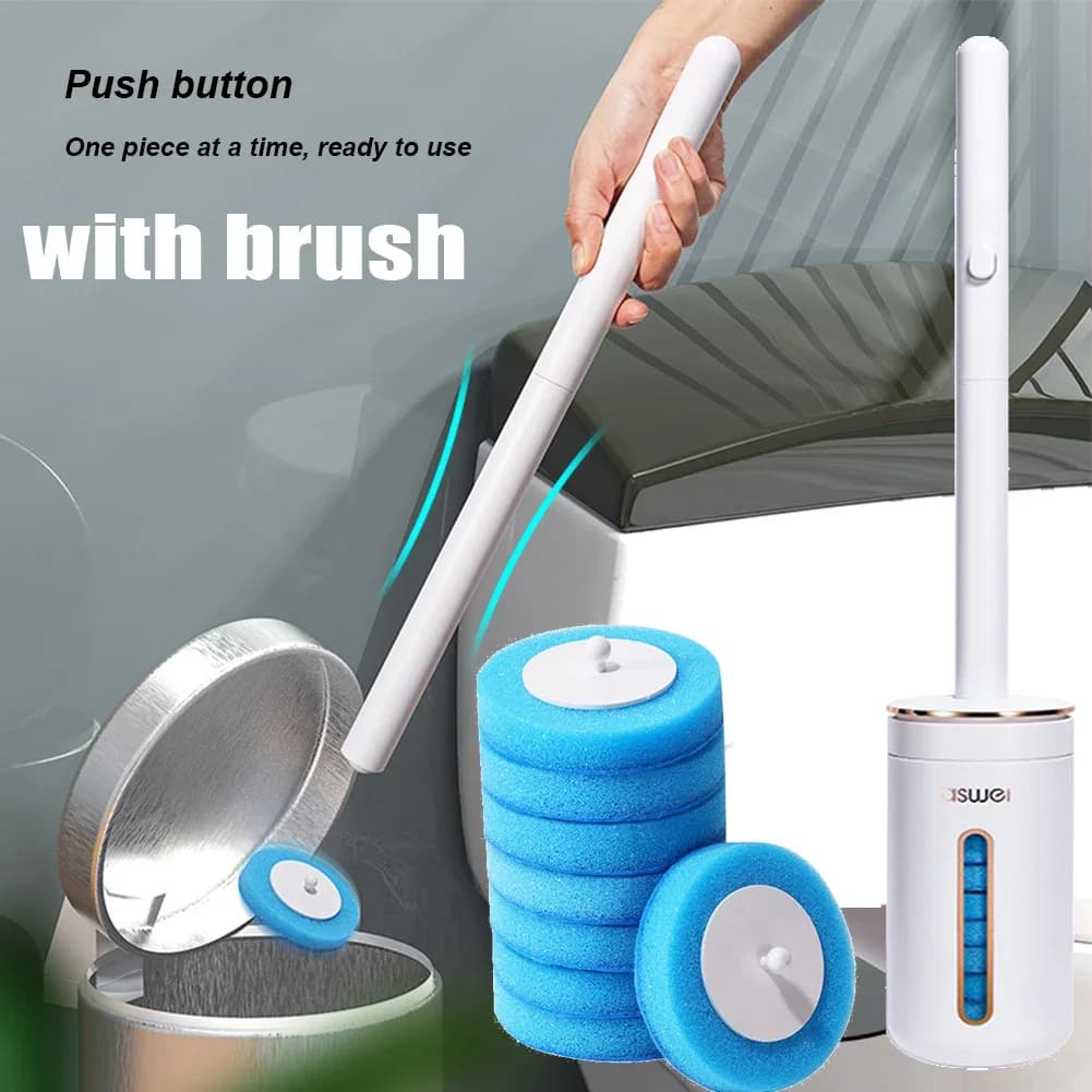 Detergente per wc monouso per aromaterapia scopino per wc a parete manico lungo ergonomia strumenti per la pulizia del bagno
