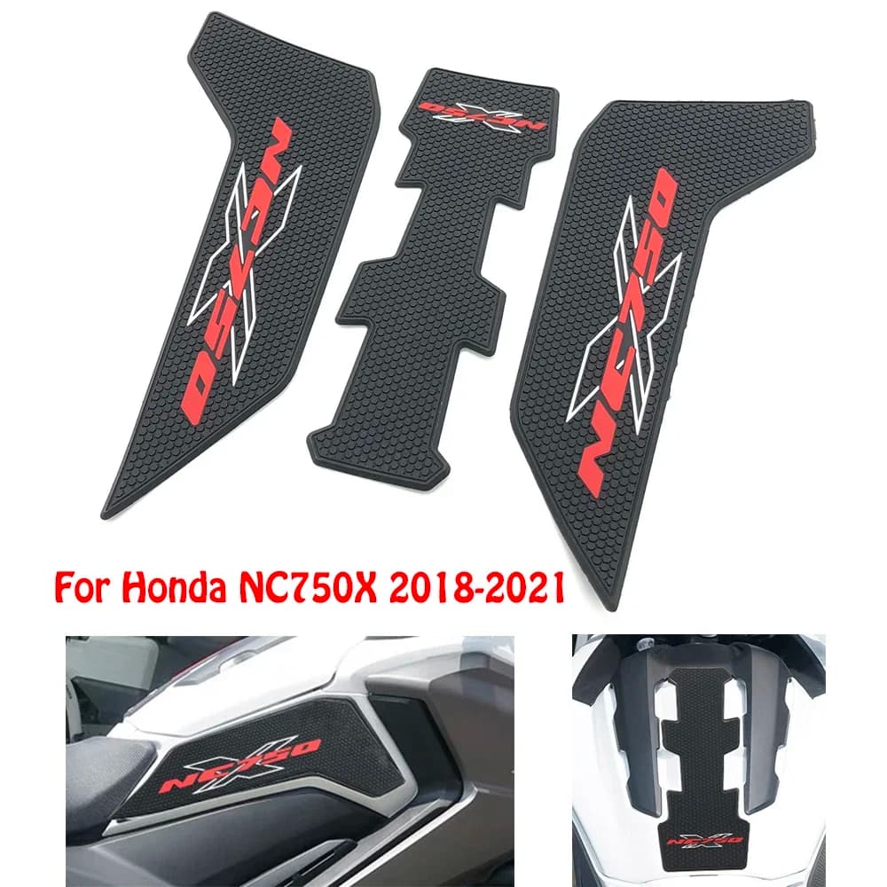 Per Honda NC750X NC750 18-20 Moto Anti Slip Adesivo Serbatoio Trazione Pad Laterale Ginocchio Grip Protector NC 750 X 750X 2018 19 2020