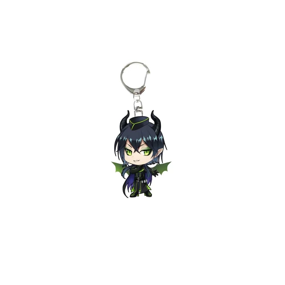 Periferico del fumetto Gioco anime Twisted Wonderland Grimdire Crowler Portachiavi unisex Personaggio Ciondolo acrilico Portachiavi Puntelli Borsa