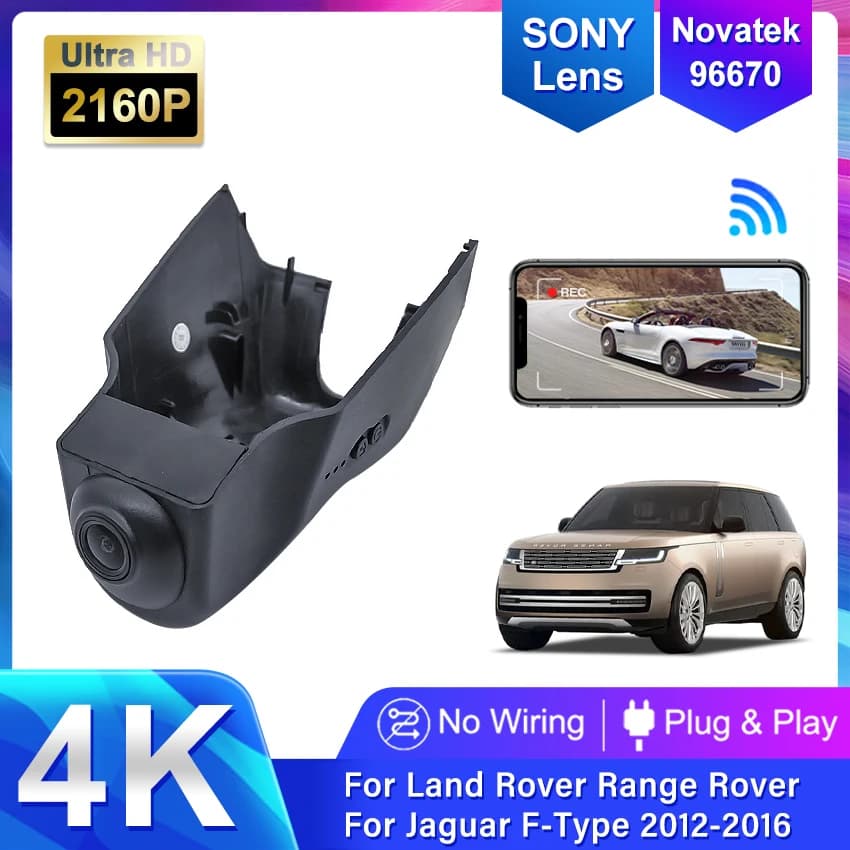 DVR car recorder Plug and Play Dash Cam Wi-Fi VCR for Land Rover Range Rover Sport Evoque L494 L405 L538