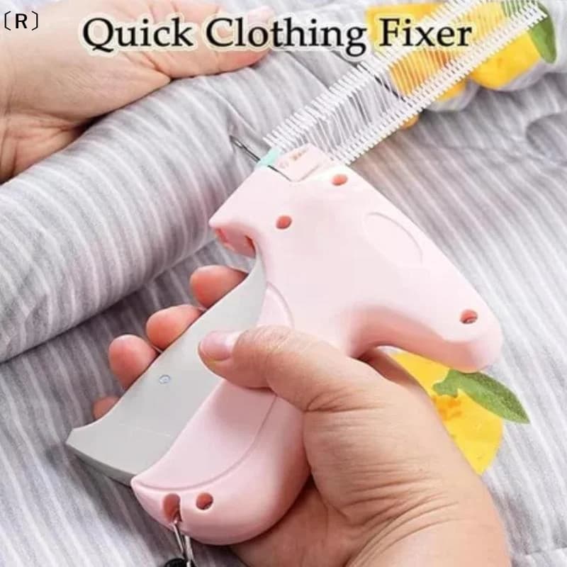maveraR AanLabel Gun Portapunta Hangtag Pistola Morbido Silicone Pinless Snap Pistola per cucire ad ago singolo Foglio non tracciante Strumento antiscivolo