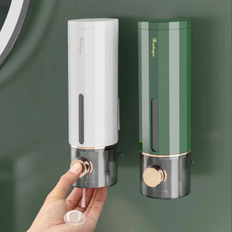 Bagno Dispenser di sapone liquido disinfettante per le mani 450ml manuale a parete per casa hotel gel doccia accessori per il bagno