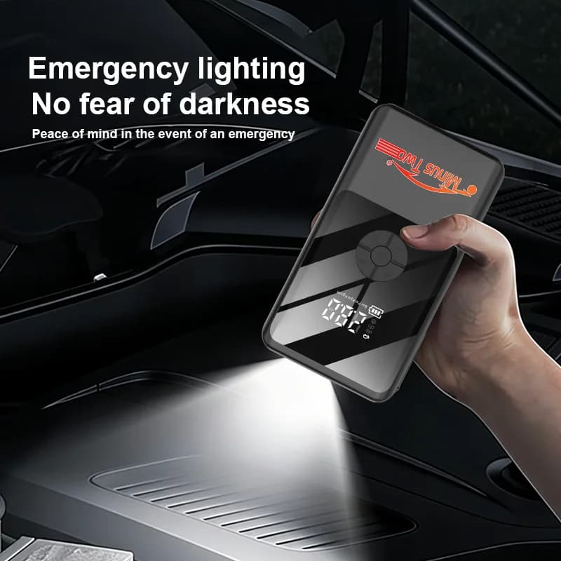 Avviatore d'Emergenza per Auto 98000MAH, Power Bank Portatile, Caricabatterie per Auto 12V, Dispositivo di Avviamento per Benzina e Diesel, Booster di Emergenza