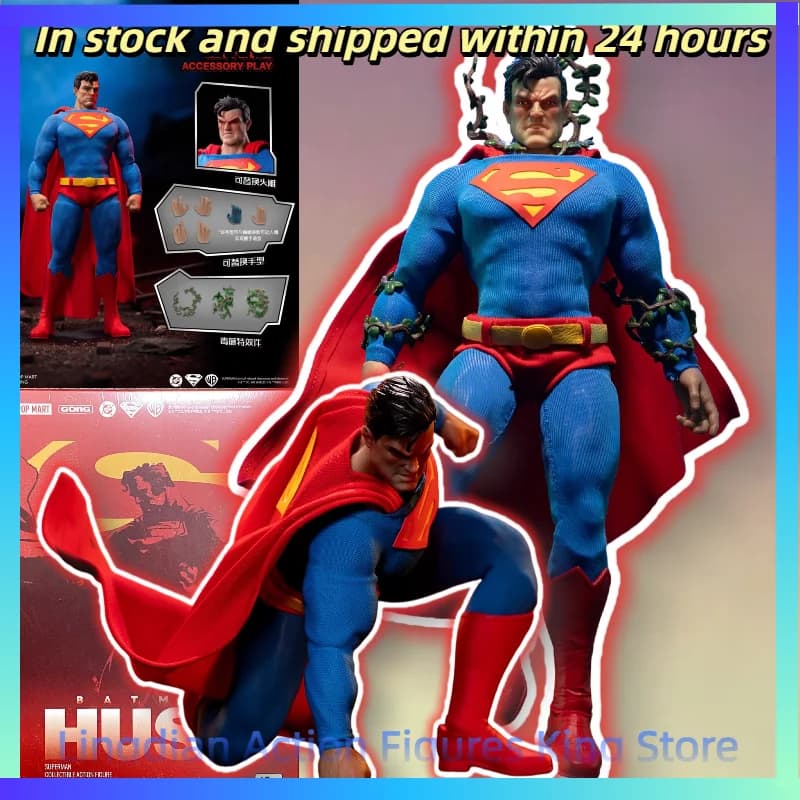 Disponibile e Spedito Entro 24 Ore GANGLIANG GONG DC Comics Batman Hush Superman Action Figure in Scala 1/12 Giocattolo da Collezione Regalo