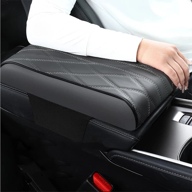 Bracciolo per Auto altezza Pad universale in pelle Memory Foam altezza Pad supporto universale per cuscino protettivo per bracciolo centrale automatico