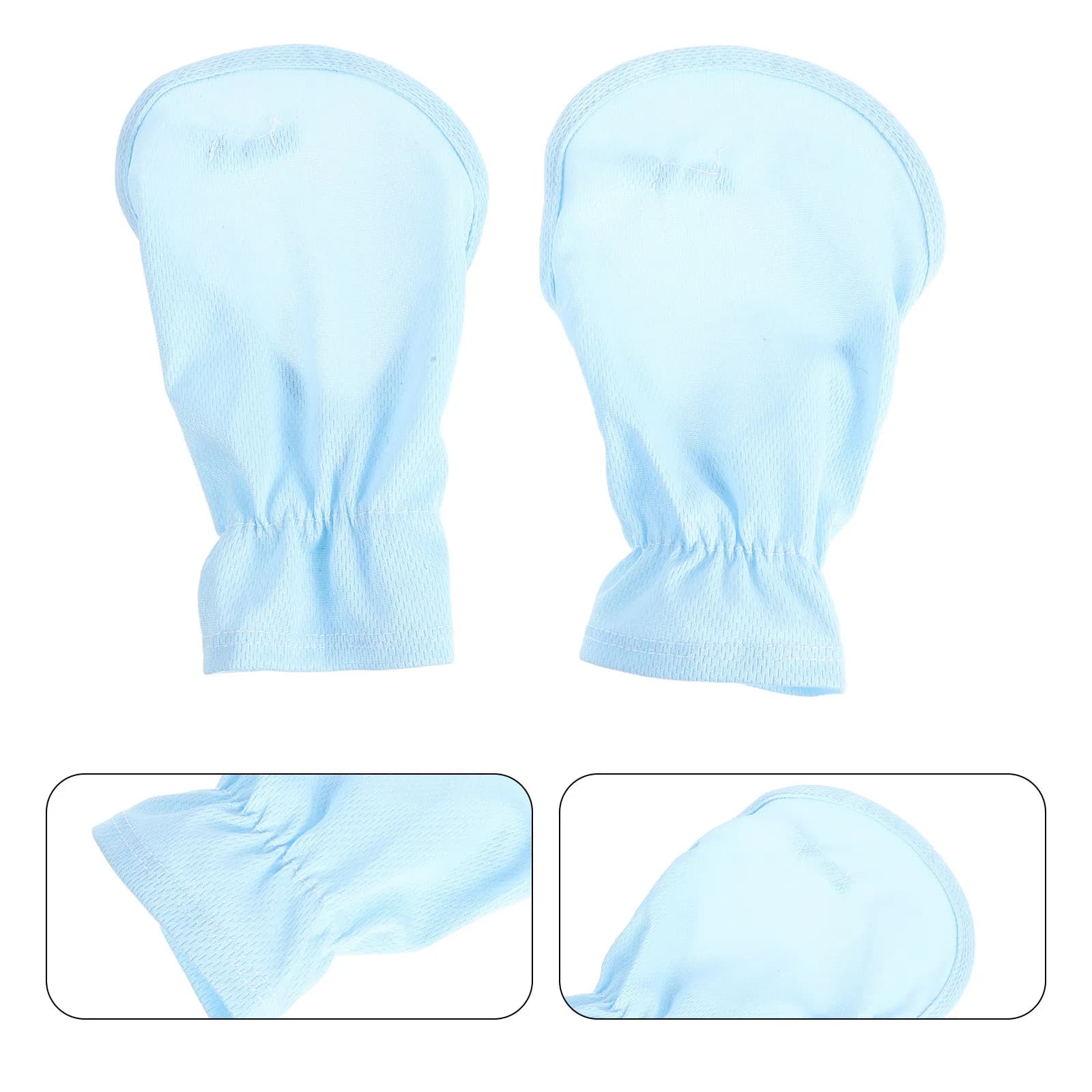10 Pezzi Guanti Senza Dita Traspiranti da Donna in Seta Ghiaccio, Protezione UV, Antiscivolo per Guida, Ciclismo, Sport all'Aperto, Protezione Solare