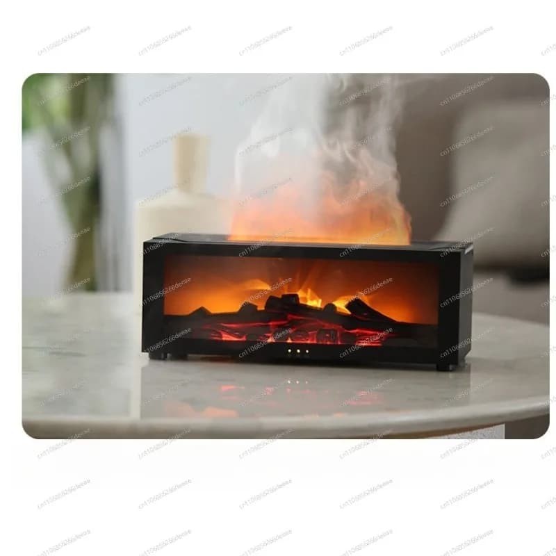 Umidificatore con Fiamma Simulata, Altoparlante Bluetooth Multifunzionale, Ornamento da Scrivania Creativo per Regalo e Arredamento Casa